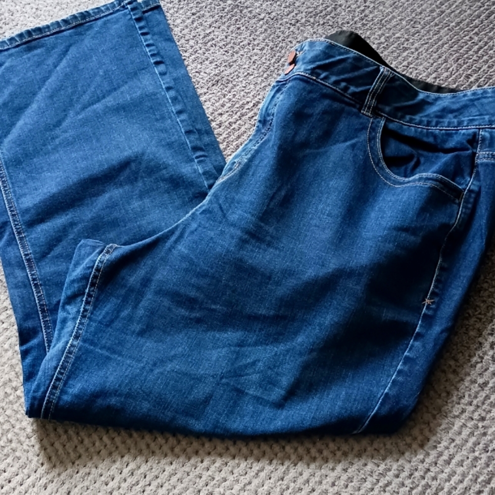 Lane Bryant blue jeans, size 24 short